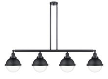Innovations Lighting 214-BK-HFS-82-BK - Hampden - 4 Light - 54 inch - Matte Black - Stem Hung - Island Light