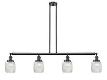 Innovations Lighting 214-OB-G302 - Colton - 4 Light - 50 inch - Oil Rubbed Bronze - Stem Hung - Island Light