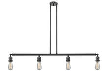 Innovations Lighting 214NH-OB - Bare Bulb 4 Light Island Light