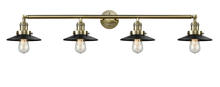 Innovations Lighting 215-AB-M6 - Railroad - 4 Light - 44 inch - Antique Brass - Adjustable Bath Vanity Light