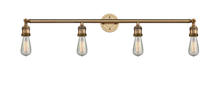 Innovations Lighting 215NH-BB - Bare Bulb 4 Light Bath Vanity Light