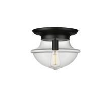 Innovations Lighting 221-1F-BK-G542 - Oxford - 1 Light - 14 inch - Matte Black - Flush Mount