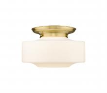 Innovations Lighting 221-1F-SG-G691-16 - Bridgeton - 1 Light - 16 inch - Satin Gold - Flush Mount