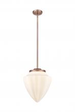 Innovations Lighting 221-1S-AC-G661-12 - Beacon - 1 Light - 16 inch - Antique Copper - Stem Hung - Pendant