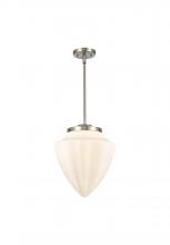 Innovations Lighting 221-1S-SN-G661-12 - Beacon - 1 Light - 16 inch - Brushed Satin Nickel - Stem Hung - Pendant