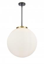 Innovations Lighting 221-3S-BAB-G201-18 - Beacon - 3 Light - 18 inch - Black Antique Brass - Stem hung - Pendant