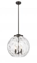 Innovations Lighting 221-3S-OB-G1215-16 - Athens Water Glass - 3 Light - 16 inch - Oil Rubbed Bronze - Stem hung - Pendant