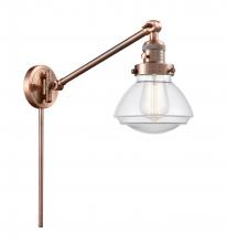 Innovations Lighting 237-AC-G322 - Olean - 1 Light - 9 inch - Antique Copper -Adjustable Swing Arm