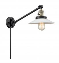Innovations Lighting 237-BAB-G1 - Halophane - 1 Light - 9 inch - Black Antique Brass -Adjustable Swing Arm