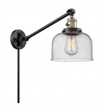 Innovations Lighting 237-BAB-G74 - Bell - 1 Light - 8 inch - Black Antique Brass -Adjustable Swing Arm