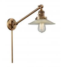 Innovations Lighting 237-BB-G2 - Halophane - 1 Light - 9 inch - Brushed Brass -Adjustable Swing Arm