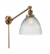 Innovations Lighting 237-BB-G222 - Seneca Falls - 1 Light - 10 inch - Brushed Brass -Adjustable Swing Arm