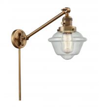 Innovations Lighting 237-BB-G534 - Oxford - 1 Light - 8 inch - Brushed Brass -Adjustable Swing Arm