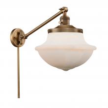 Innovations Lighting 237-BB-G541 - Oxford - 1 Light - 12 inch - Brushed Brass -Adjustable Swing Arm