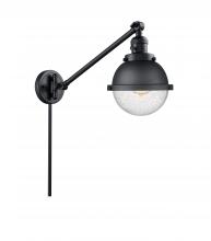 Innovations Lighting 237-BK-HFS-64-BK - Hampden - 1 Light - 7 inch - Matte Black - Swing Arm