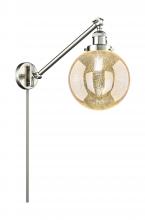 Innovations Lighting 237-SN-G208-8 - Beacon - 1 Light - 8 inch - Brushed Satin Nickel -Adjustable Swing Arm