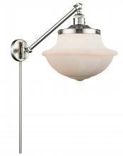 Innovations Lighting 237-SN-G541 - Oxford - 1 Light - 12 inch - Brushed Satin Nickel -Adjustable Swing Arm