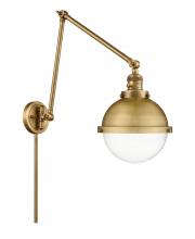 Innovations Lighting 238-BB-HFS-82-BB - Hampden - 1 Light - 9 inch - Brushed Brass -Adjustable Swing Arm