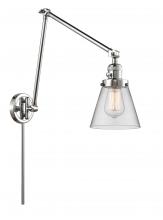 Innovations Lighting 238-PC-G62 - Cone - 1 Light - 8 inch - Polished Chrome -Adjustable Swing Arm