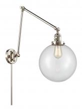 Innovations Lighting 238-PN-G202-10 - Beacon - 1 Light - 10 inch - Polished Nickel -Adjustable Swing Arm