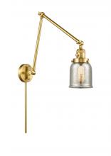 Innovations Lighting 238-SG-G58 - Bell - 1 Light - 8 inch - Satin Gold -Adjustable Swing Arm
