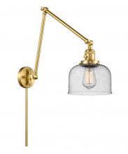 Innovations Lighting 238-SG-G74 - Bell - 1 Light - 8 inch - Satin Gold -Adjustable Swing Arm