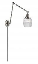 Innovations Lighting 238-SN-G302 - Colton - 1 Light - 8 inch - Brushed Satin Nickel -Adjustable Swing Arm