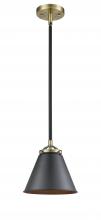 Innovations Lighting 284-1S-BAB-M13-BK - Appalachian - 1 Light - 8 inch - Black Antique Brass - Stem hung - Mini Pendant