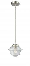 Innovations Lighting 284-1S-SN-G532 - Oxford - 1 Light - 8 inch - Brushed Satin Nickel - Stem hung - Mini Pendant