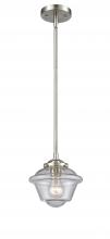 Innovations Lighting 284-1S-SN-G534 - Oxford - 1 Light - 8 inch - Brushed Satin Nickel - Stem hung - Mini Pendant