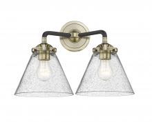 Innovations Lighting 284-2W-BAB-G44-LED - Cone - 2 Light - 16 inch - Black Antique Brass - Bath Vanity Light