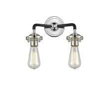 Innovations Lighting 284-2W-BPN - Beacon - 2 Light - 14 inch - Black Polished Nickel - Bath Vanity Light