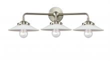 Innovations Lighting 284-3W-SN-G1 - Halophane 3 Light Bath Vanity Light
