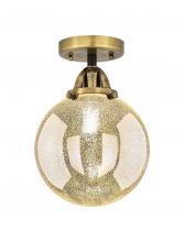 Innovations Lighting 288-1C-BAB-G208-8 - Beacon - 1 Light - 8 inch - Black Antique Brass - Semi-Flush Mount