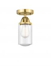 Innovations Lighting 288-1C-SG-G314 - Dover - 1 Light - 5 inch - Satin Gold - Semi-Flush Mount