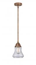 Innovations Lighting 288-1S-AC-G192 - Bellmont - 1 Light - 6 inch - Antique Copper - Stem hung - Mini Pendant