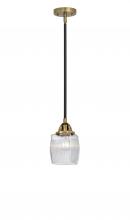 Innovations Lighting 288-1S-BAB-G302 - Colton - 1 Light - 6 inch - Black Antique Brass - Stem hung - Mini Pendant