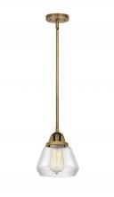 Innovations Lighting 288-1S-BB-G172 - Fulton - 1 Light - 7 inch - Brushed Brass - Stem hung - Mini Pendant