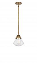 Innovations Lighting 288-1S-BB-G324 - Olean - 1 Light - 7 inch - Brushed Brass - Stem hung - Mini Pendant
