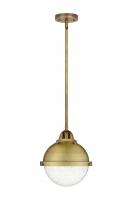 Innovations Lighting 288-1S-BB-HFS-84-BB - Hampden - 1 Light - 9 inch - Brushed Brass - Stem hung - Mini Pendant