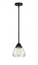 Innovations Lighting 288-1S-BK-G172 - Fulton - 1 Light - 7 inch - Matte Black - Stem hung - Mini Pendant