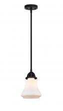 Innovations Lighting 288-1S-BK-G191 - Bellmont - 1 Light - 6 inch - Matte Black - Stem hung - Mini Pendant