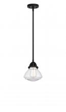 Innovations Lighting 288-1S-BK-G322 - Olean - 1 Light - 7 inch - Matte Black - Stem hung - Mini Pendant
