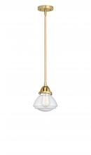 Innovations Lighting 288-1S-SG-G324 - Olean - 1 Light - 7 inch - Satin Gold - Stem hung - Mini Pendant