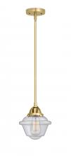 Innovations Lighting 288-1S-SG-G534 - Oxford - 1 Light - 8 inch - Satin Gold - Stem hung - Mini Pendant