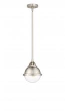 Innovations Lighting 288-1S-SN-HFS-62-SN - Hampden - 1 Light - 7 inch - Brushed Satin Nickel - Stem hung - Mini Pendant