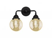 Innovations Lighting 288-2W-BK-G208-6 - Beacon - 2 Light - 14 inch - Matte Black - Bath Vanity Light