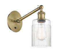 Innovations Lighting 317-1W-AB-G342 - Hadley - 1 Light - 5 inch - Antique Brass - Adjustable Sconce