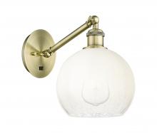 Innovations Lighting 317-1W-AB-G483-8OP - Brookhaven Globe - 1 Light - 8 inch - Antique Brass - Sconce