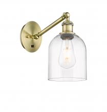 Innovations Lighting 317-1W-AB-G558-6CL - Bella - 1 Light - 6 inch - Antique Brass - Adjustable Sconce